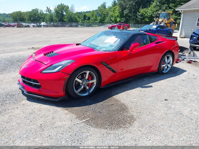 Vin: 1g1yd2d77f5108680, lot: 46243356, chevrolet corvette stingray 20152
