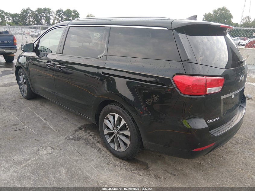 Vin: kndmc5c17g6183155, lot: 46243374, kia sedona sx 20163