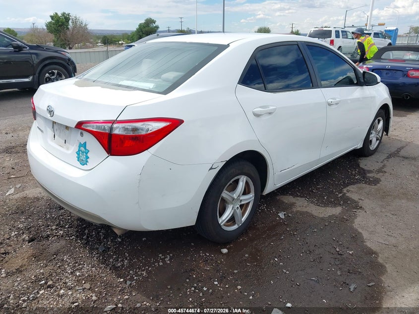 Vin: 5yfburhe7fp263151, lot: 46243378, toyota corolla l 20154