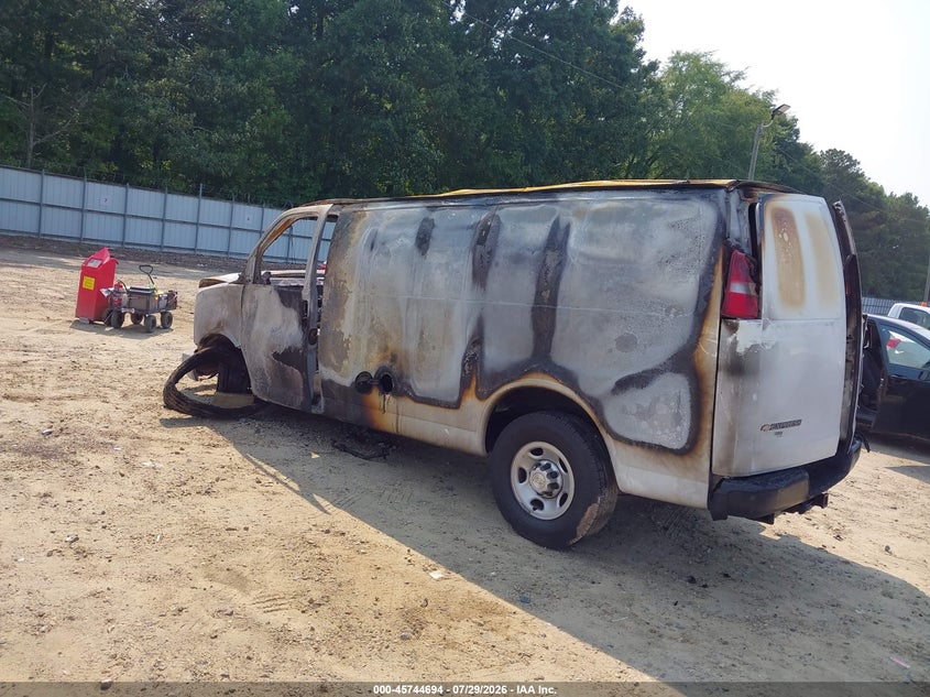 Vin: 1gcwgafp6p1120860, lot: 46243398, chevrolet express cargo rwd 2500 regular wheelbase wt 20233