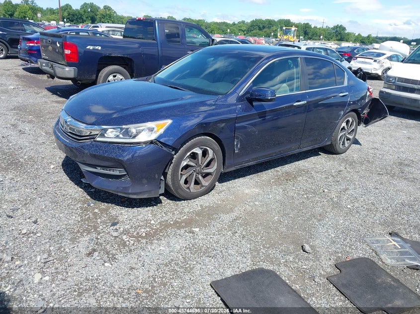 Vin: 1hgcr2f83ga115192, lot: 46243399, honda accord ex-l 20162