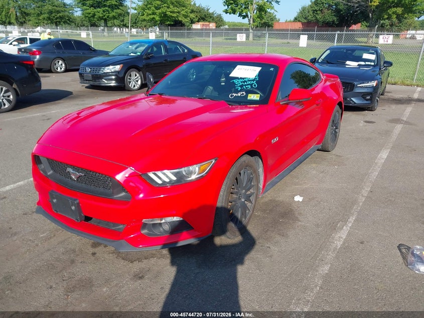 Vin: 1fa6p8cf0h5255322, lot: 46243424, ford mustang gt premium 20172