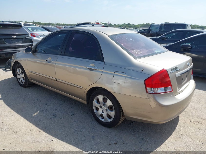 2008 KIA SPECTRA auction photo 3