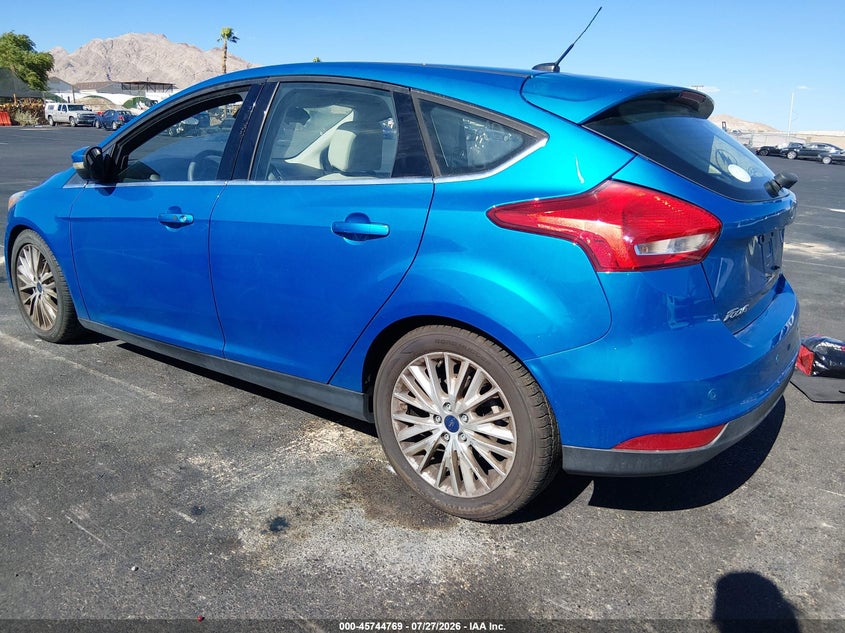 Vin: 1fadp3n29gl335507, lot: 46243473, ford focus titanium 20163