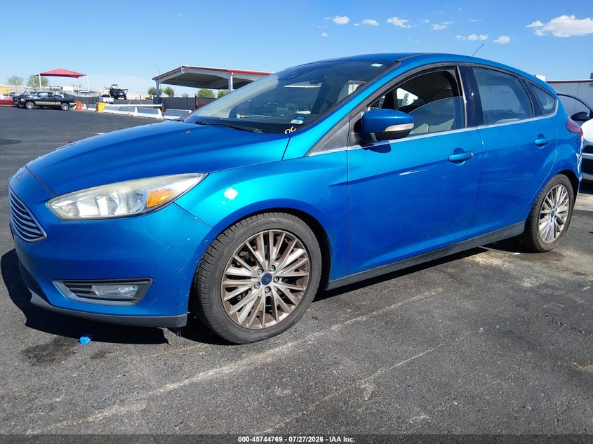 Vin: 1fadp3n29gl335507, lot: 46243473, ford focus titanium 20162