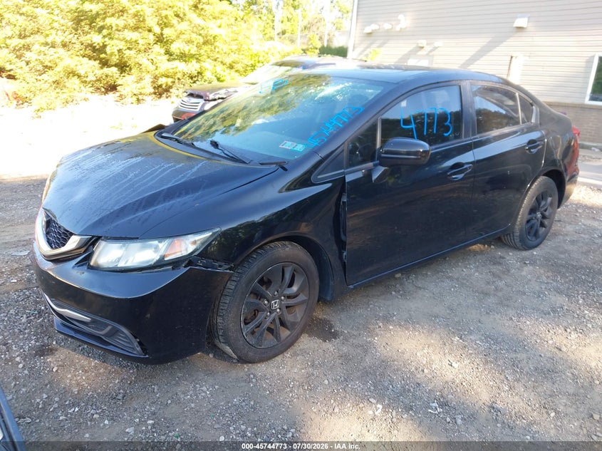Vin: 19xfb2f85ee241872, lot: 46243478, honda civic ex 20142