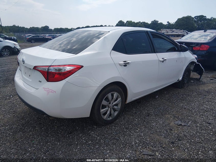 Vin: 2t1burhe4ec131978, lot: 46243481, toyota corolla le 20144
