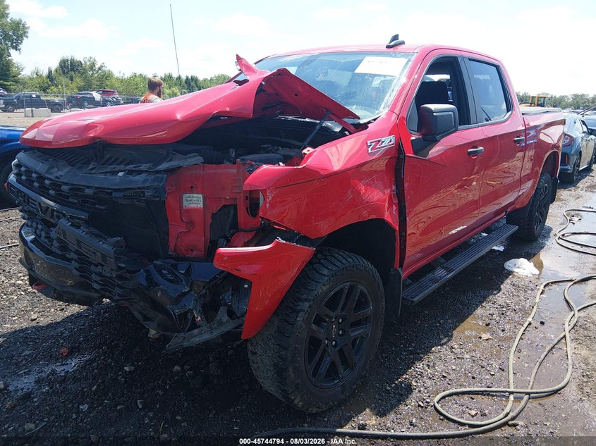 Vin: 1gcpycef0mz429050, lot: 46243498, chevrolet silverado 1500 custom trail boss 20212