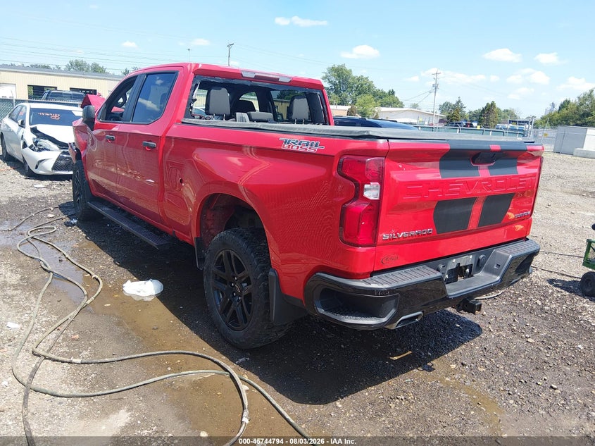 Vin: 1gcpycef0mz429050, lot: 46243498, chevrolet silverado 1500 custom trail boss 20213