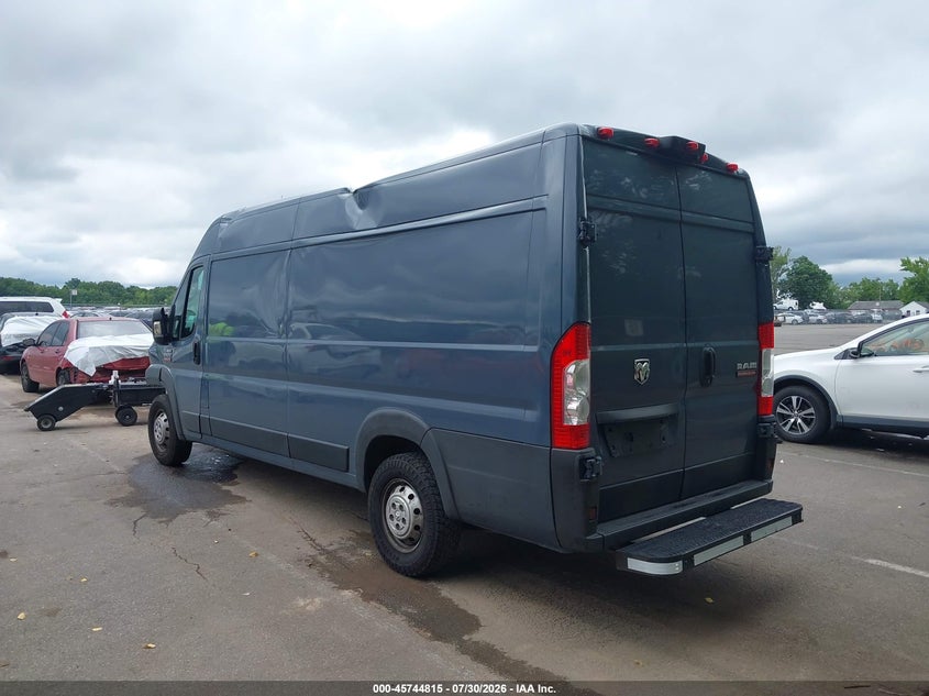 Vin: 3c6urvjgxle128488, lot: 46243519, ram promaster 3500 cargo van high roof 159 wb ext 20203