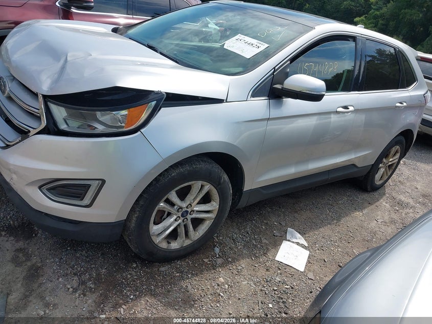 Vin: 2fmtk4j99fbb31815, lot: 46243532, ford edge sel 20152