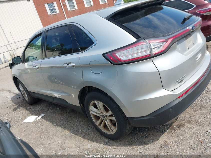 Vin: 2fmtk4j99fbb31815, lot: 46243532, ford edge sel 20153