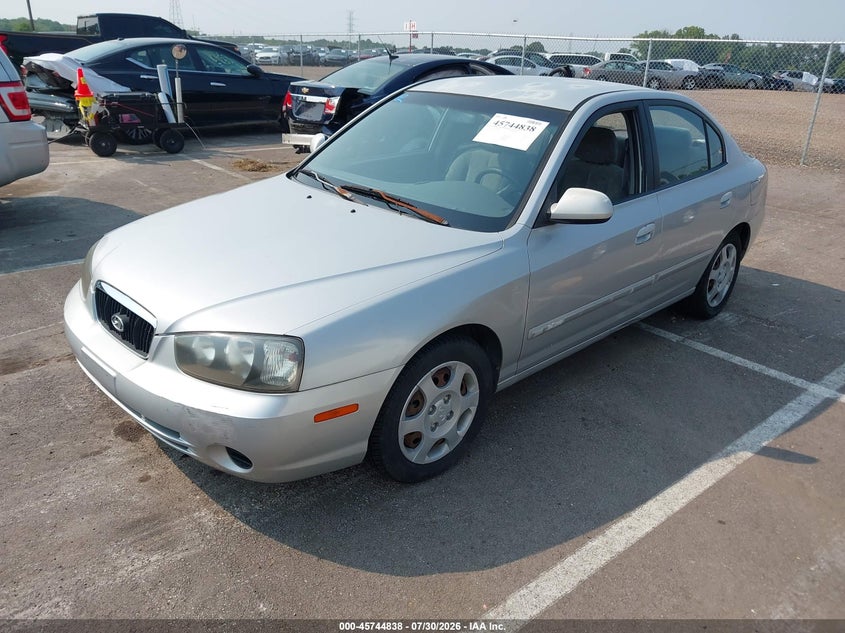 2003 Hyundai Elantra, Обычный износ, IAAI, VIN KMHDN45D93U607397 — фото 2