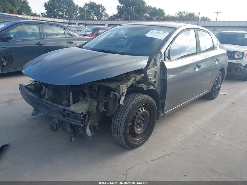 Vin: 3n1ab7ap0ky240681, lot: 46243565, nissan sentra s 20192