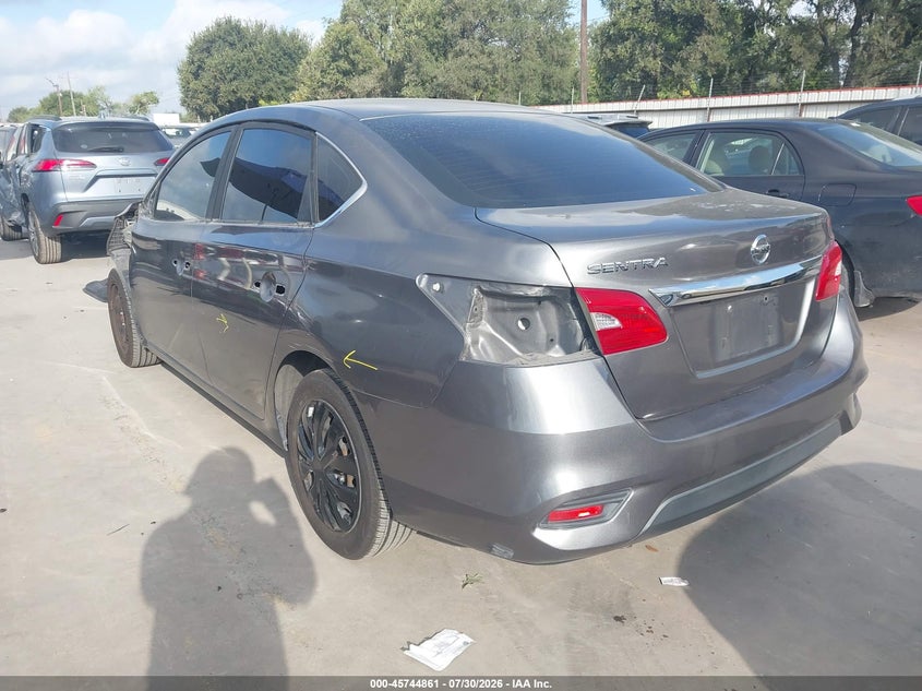 Vin: 3n1ab7ap0ky240681, lot: 46243565, nissan sentra s 20193