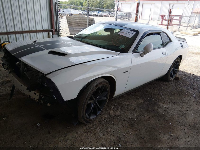 Vin: 2c3cdzbt7gh240749, lot: 46243568, dodge challenger r/t plus 20162