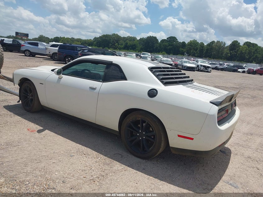 Vin: 2c3cdzbt7gh240749, lot: 46243568, dodge challenger r/t plus 20163