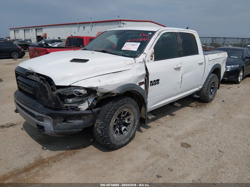 Vin: 1c6rr7yt5gs282906, lot: 46243569, ram 1500 rebel 20162