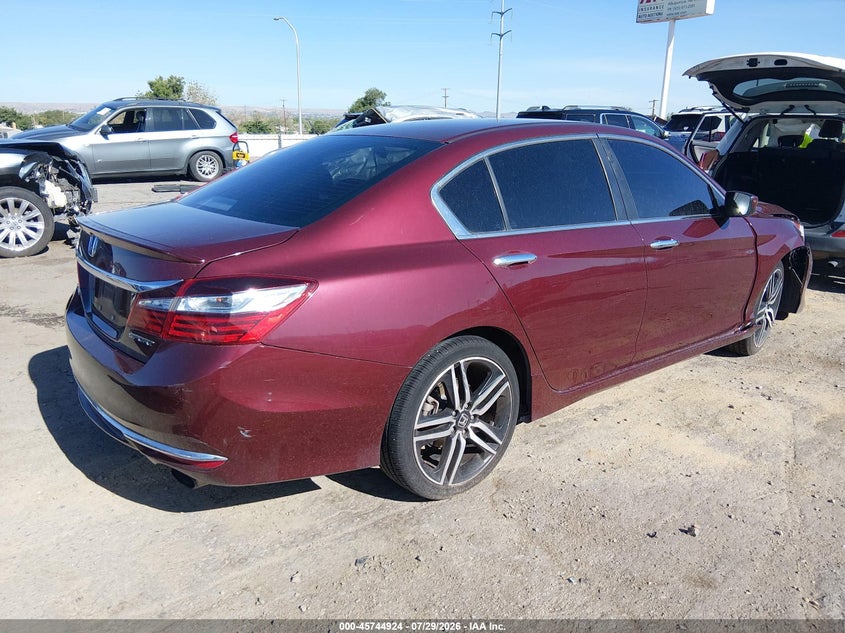 Vin: 1hgcr2f50ha282892, lot: 46243628, honda accord sport 20174