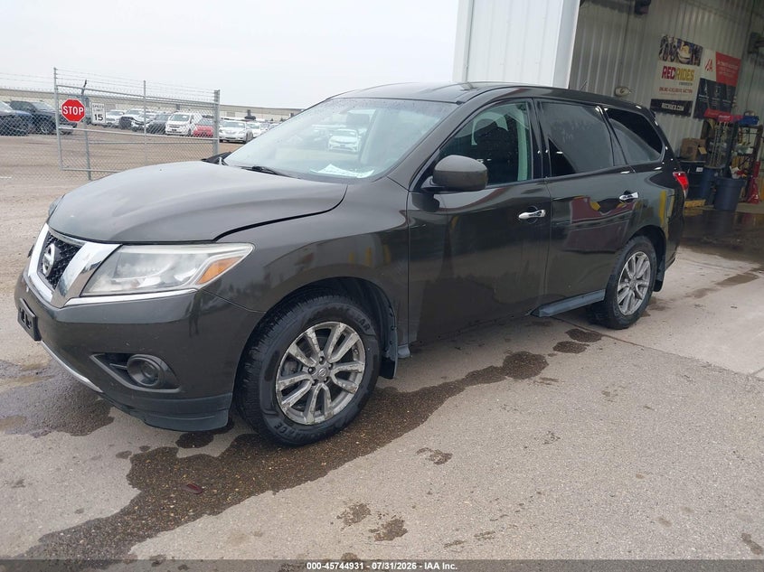 Vin: 5n1ar2mm6fc624133, lot: 46243635, nissan pathfinder s 20152