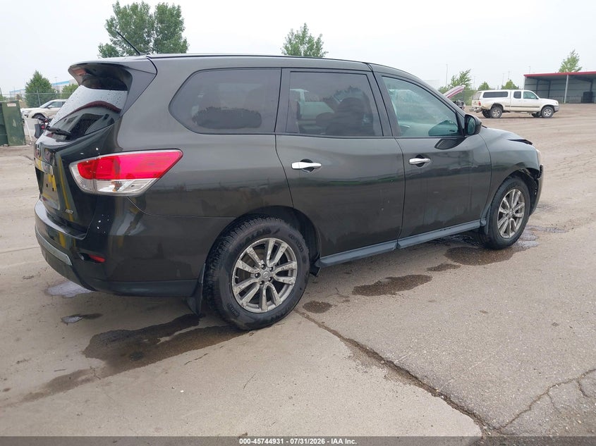 Vin: 5n1ar2mm6fc624133, lot: 46243635, nissan pathfinder s 20154