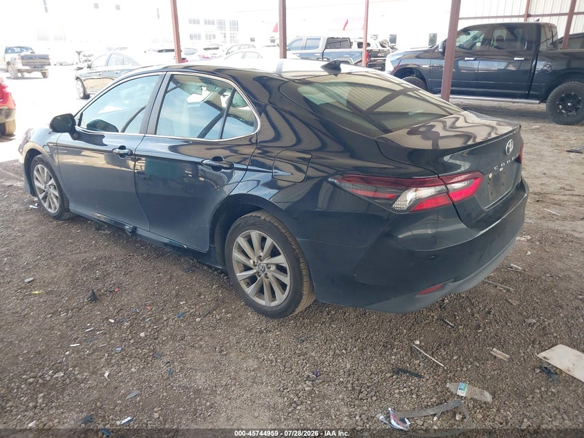 Vin: 4t1c11ak7pu826505, lot: 46243663, toyota camry le 20233