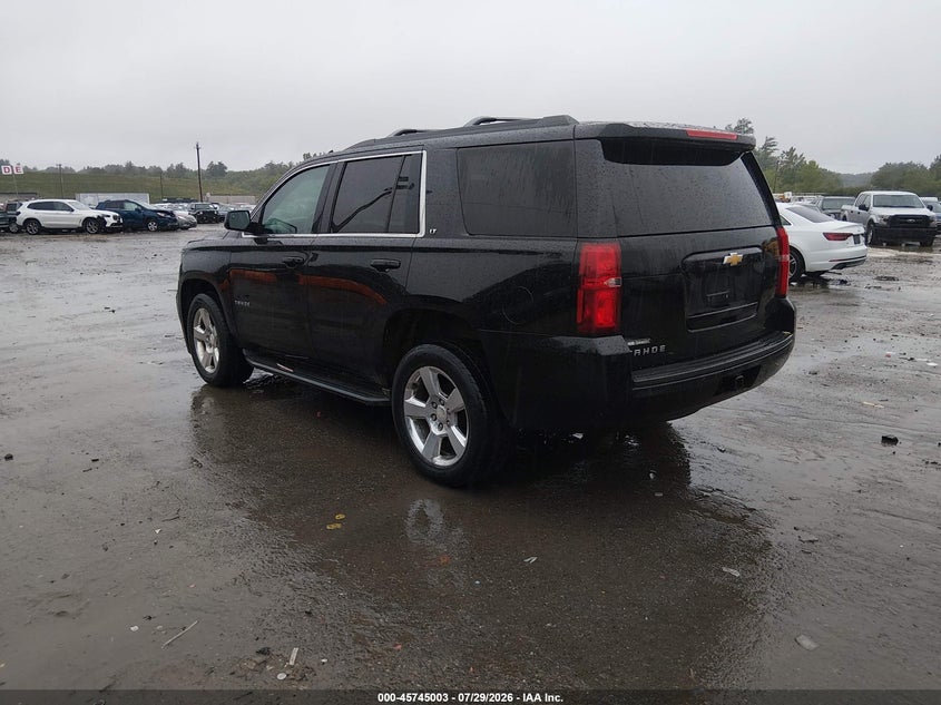Vin: 1gnskbkc4gr233589, lot: 46243707, chevrolet tahoe lt 20163