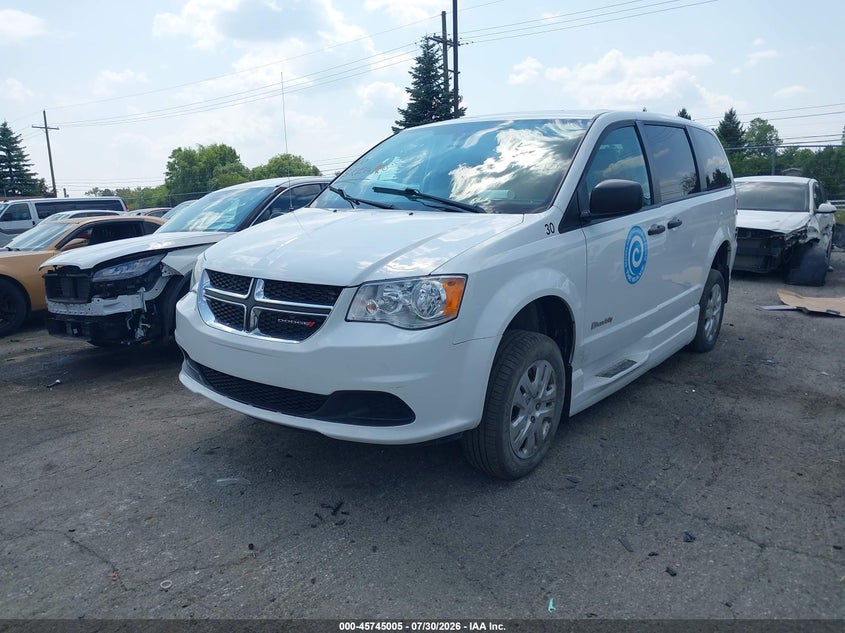 Vin: 2c7wdgbg6kr801125, lot: 46243709, dodge grand caravan se 20192