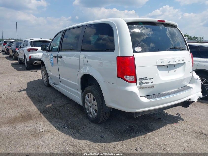 Vin: 2c7wdgbg6kr801125, lot: 46243709, dodge grand caravan se 20193