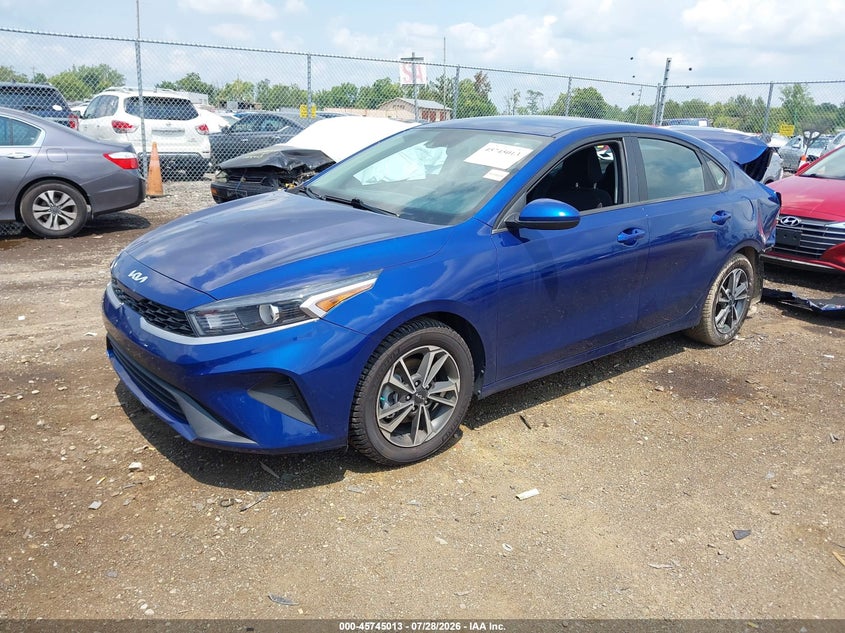 Vin: 3kpf24ad7pe602747, lot: 46243717, kia forte lxs 20232
