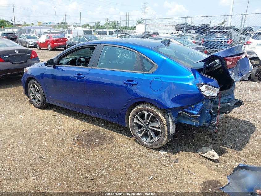 Vin: 3kpf24ad7pe602747, lot: 46243717, kia forte lxs 20233