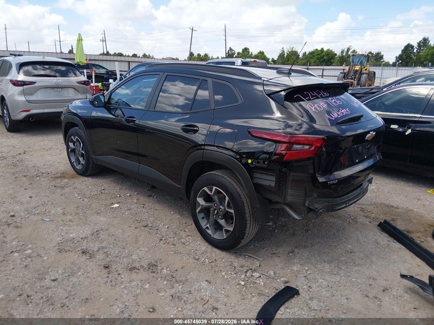 Vin: kl77lhep3tc078881, lot: 46243743, chevrolet trax fwd lt 20263