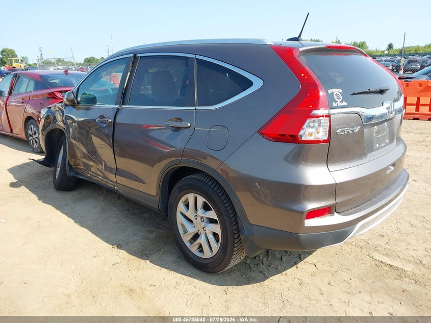 Vin: 2hkrm4h73fh656144, lot: 46243744, honda cr-v ex-l 20153