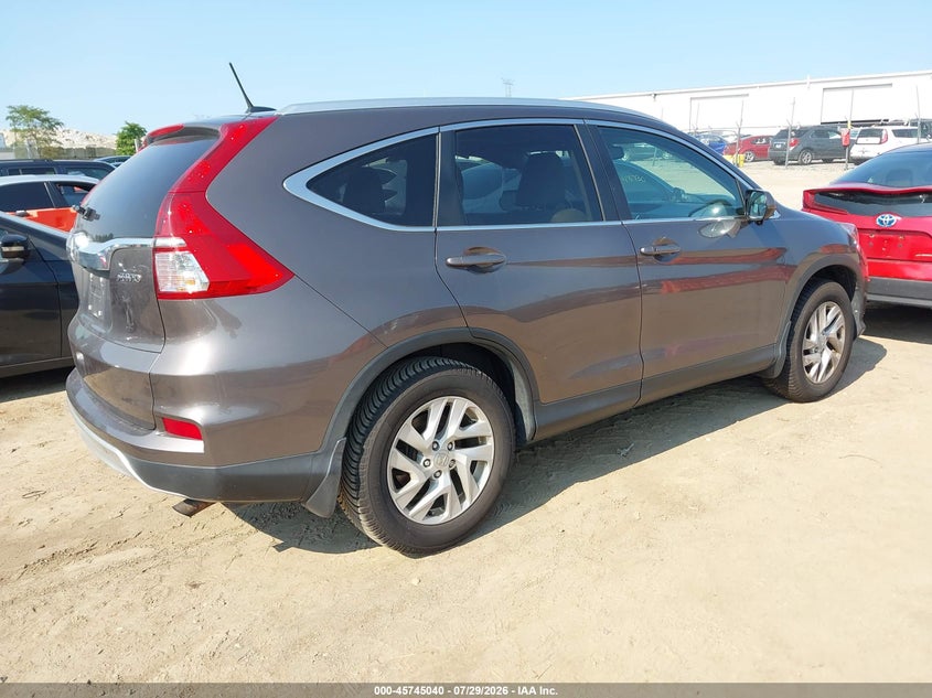 Vin: 2hkrm4h73fh656144, lot: 46243744, honda cr-v ex-l 20154