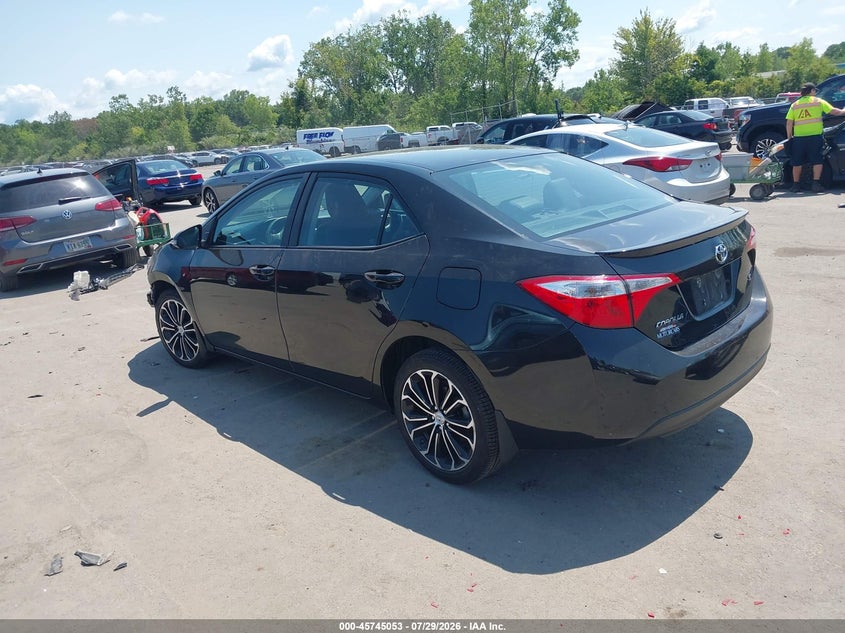 Vin: 2t1burhe0ec227509, lot: 46243757, toyota corolla s plus 20143