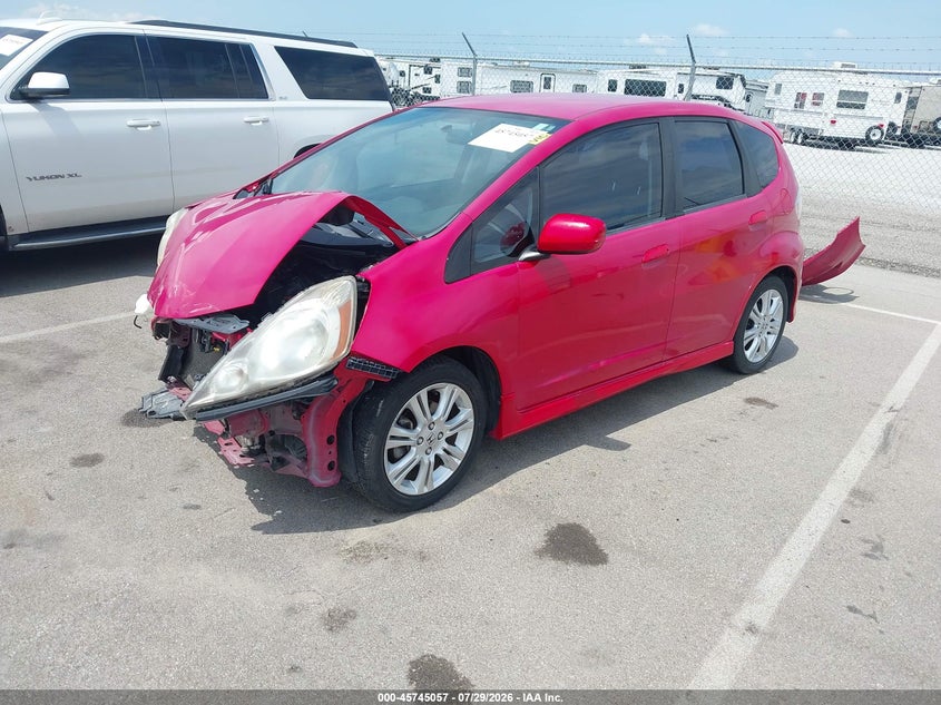 Vin: jhmge8h48ac003622, lot: 46243761, honda fit sport 20102