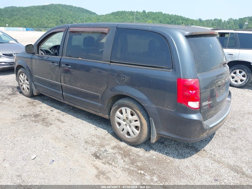 Vin: 2c4rdgbg0er187395, lot: 46243777, dodge grand caravan se 20143