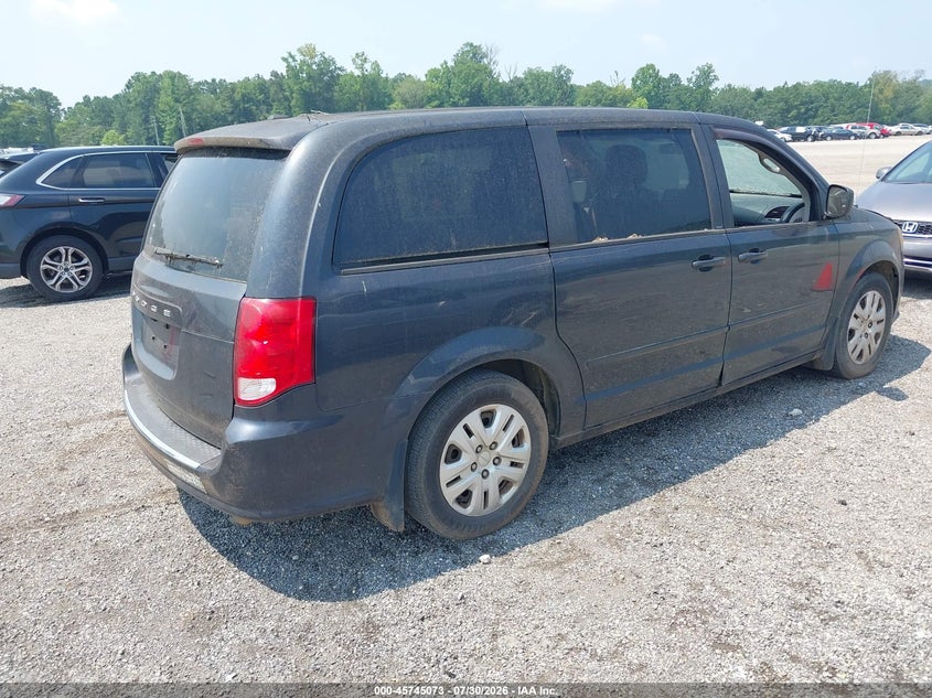 Vin: 2c4rdgbg0er187395, lot: 46243777, dodge grand caravan se 20144