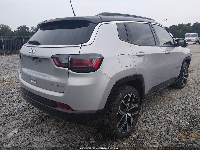 Vin: 3c4njdcn8st615323, lot: 46243806, jeep compass limited 4x4 20254