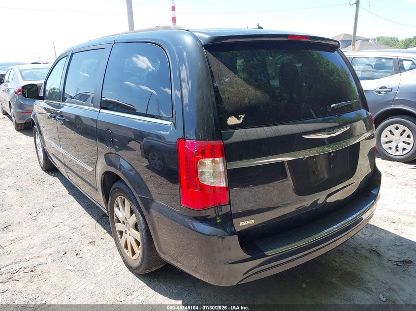 Vin: 2c4rc1bg1er386942, lot: 46243808, chrysler town & country touring 20143