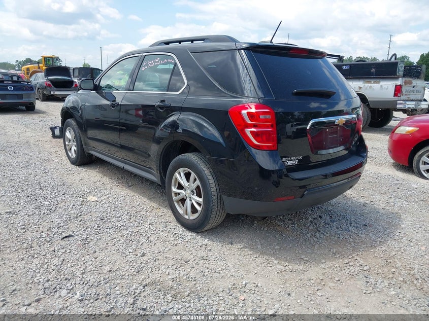 Vin: 2gnalcek6h1604523, lot: 46243812, chevrolet equinox lt 20173