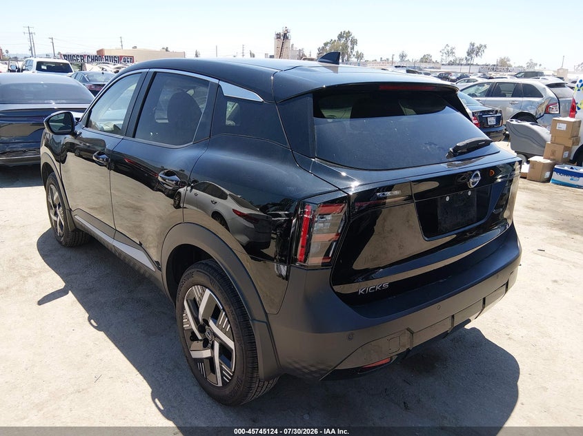 Vin: 3n8ap6ca3sl394241, lot: 46243828, nissan kicks sv fwd 20253