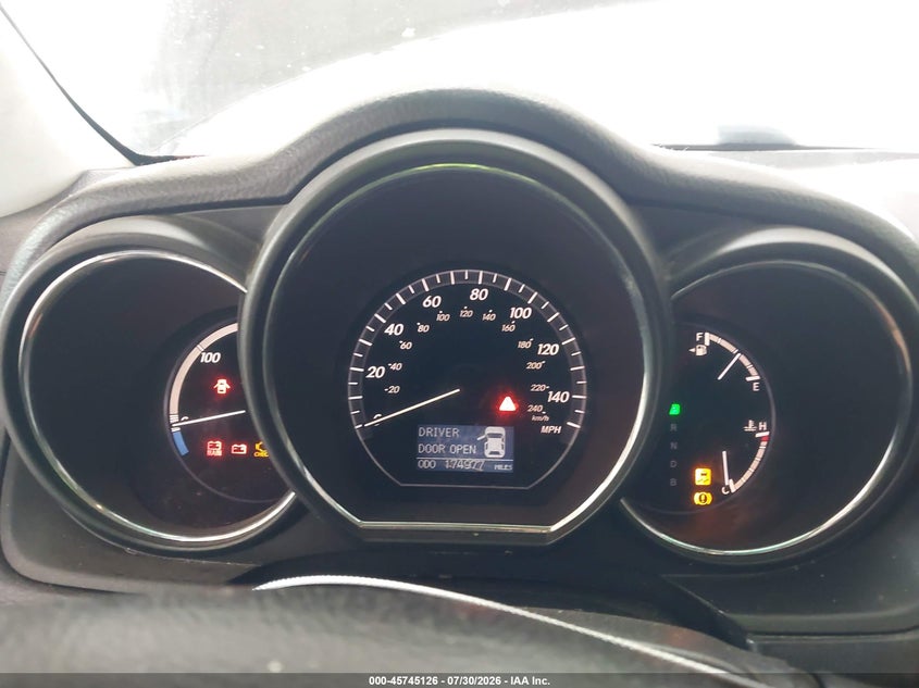 2007 LEXUS RX 400H auction photo 7