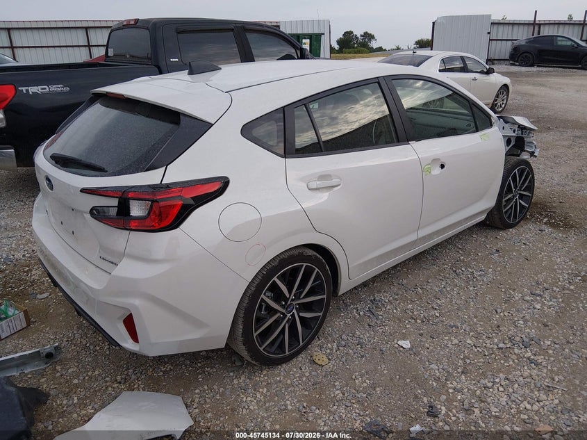Vin: jf1guafcxs8338283, lot: 46243838, subaru impreza sport 5-door 20254