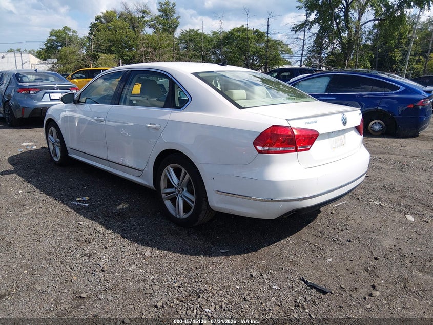 Vin: 1vwcm7a3xcc081432, lot: 46243840, volkswagen passat 3.6l v6 sel premium 20123