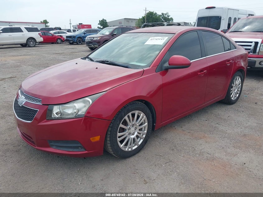 Vin: 1g1pj5sc7c7257483, lot: 46243847, chevrolet cruze eco 20122