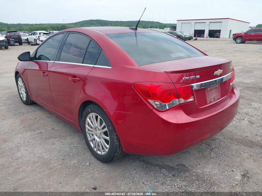Vin: 1g1pj5sc7c7257483, lot: 46243847, chevrolet cruze eco 20123