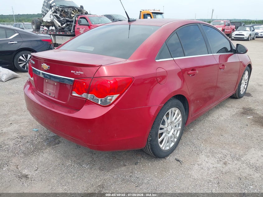 Vin: 1g1pj5sc7c7257483, lot: 46243847, chevrolet cruze eco 20124