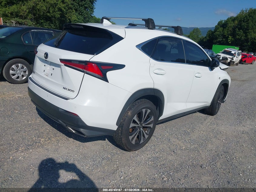 Vin: jtjbarbz8j2175492, lot: 46243870, lexus nx 300 f sport 20184