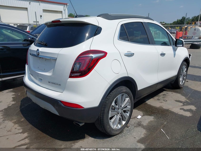 Vin: kl4cjasb4jb640792, lot: 46243878, buick encore preferred 20184